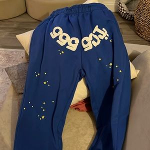 Spider Worldwide TC5-555 Sweatpant Blue size small